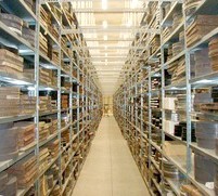 scaffalatura componibile per magazzini e officine