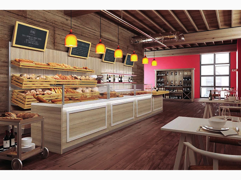 Arredamento panetteria bakery pizza al trancio