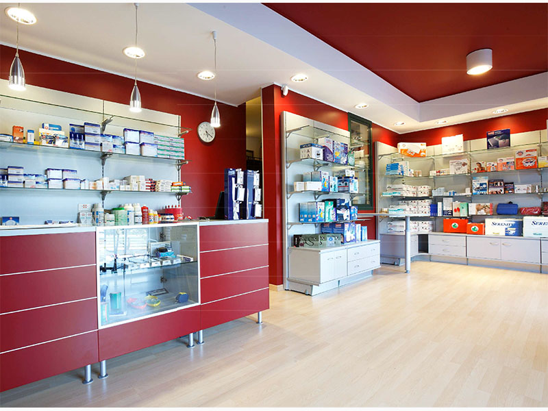 Farmacia moderna arredamento lineare